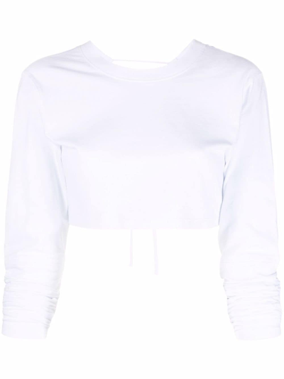 Shop Jacquemus Le T-shirt Piccola In White
