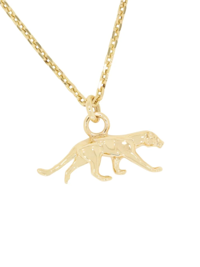 Shop Metier 9kt Yellow Gold Cheetah Pendant Necklace