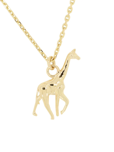 Shop Metier 9kt Yellow Gold Giraffe Pendant Necklace
