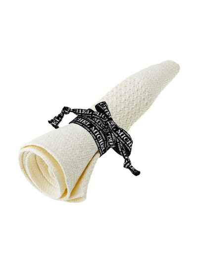 Maison Michel Axel On The Go Bucket Hat In White