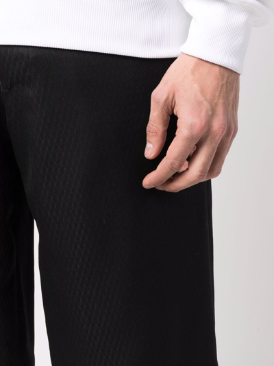 Shop Comme Des Garçons Homme Deux Wide-leg Bermuda Shorts In Black