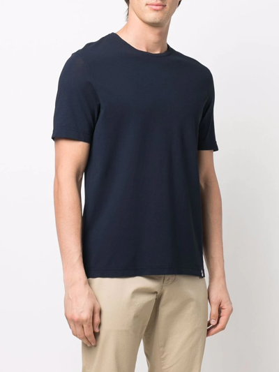 Shop Drumohr Crew-neck T-shirt In Blue