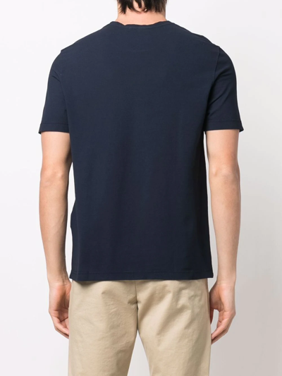 Shop Drumohr Crew-neck T-shirt In Blue