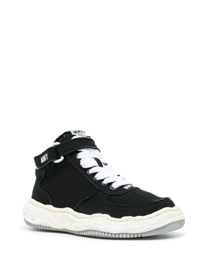 Shop Miharayasuhiro Wayne High-top Sneakers In Black