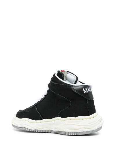 Shop Miharayasuhiro Wayne High-top Sneakers In Black