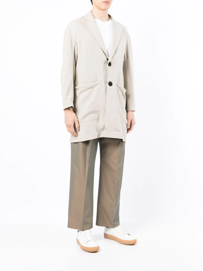 Shop Rito Structure Lightweight Linen Jacket In Brown
