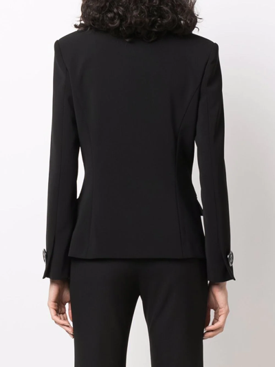 Moschino Oversized-button Blazer In Black