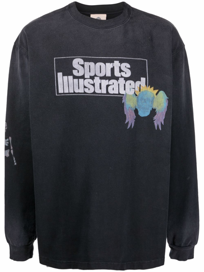 Shop Alchemist Slogan-print Sweatshirt In Black