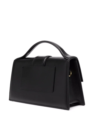 Shop Jacquemus Le Grand Bambino Tote Bag In Black