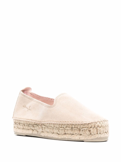 Manebi Hamptons Jute Sole Round Toe Espadrilles In Neutrals