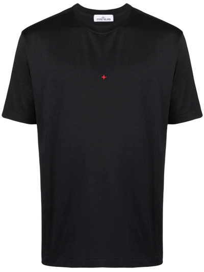 Stone Island Marina Logo-print T-shirt In Black | ModeSens