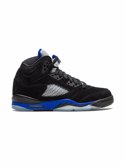Shop Jordan Air  5 Retro "racer Blue" Sneakers In Black