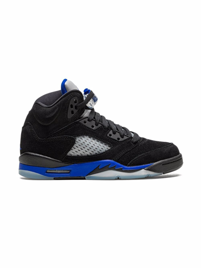 Jordan Air  5 Retro "racer Blue" Sneakers In Black