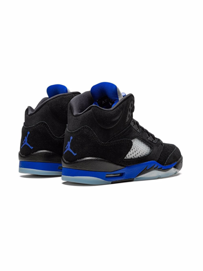 Jordan Air  5 Retro "racer Blue" Sneakers In Black