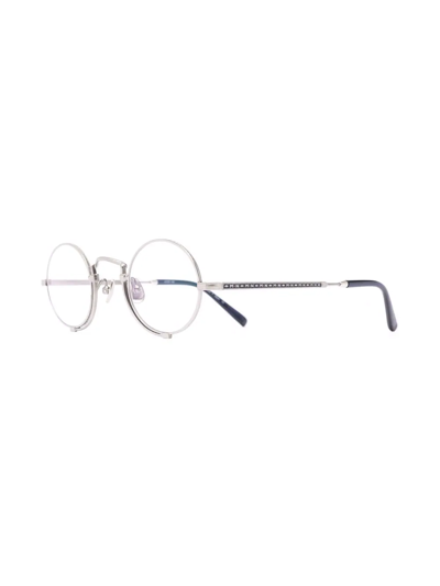 Matsuda 10103h Round -rame Glasses In Silver