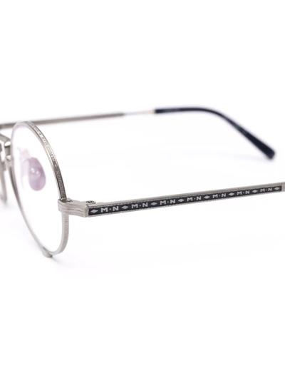 Matsuda 10103h Round -rame Glasses In Silver