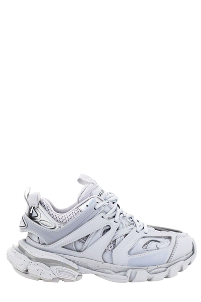 Shop Balenciaga Mesh Track Sneakers In Grey