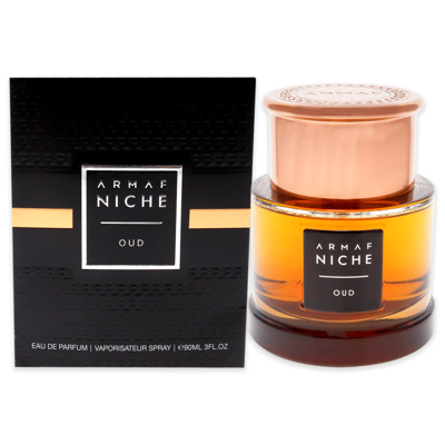 Shop Armaf Niche Oud By  For Men - 3 oz Edp Spray In Black