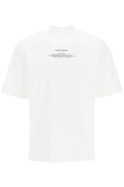 Shop A Better Mistake Glitch T-shirt In White,purple