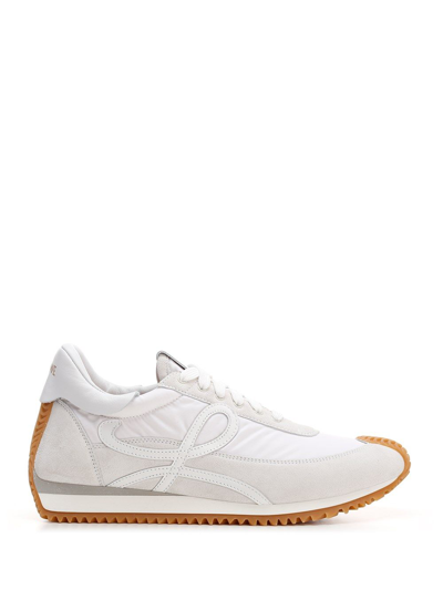 Shop Loewe Men's White Other Materials Sneakers