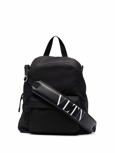 Valentino Garavani Men's Black Polyester Backpack