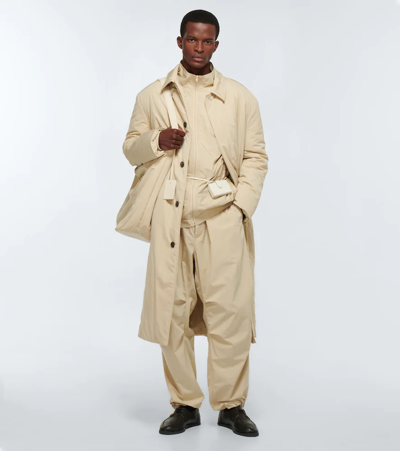 The Row Django Padded Shell Trench Coat In Oatmeal