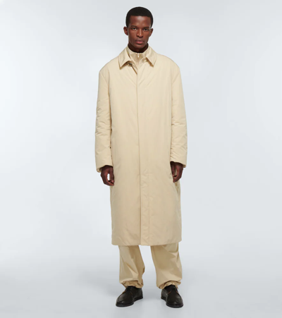 The Row Django Padded Shell Trench Coat In Oatmeal