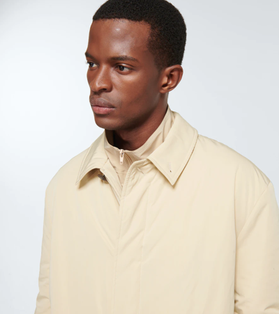 The Row Django Padded Shell Trench Coat In Oatmeal