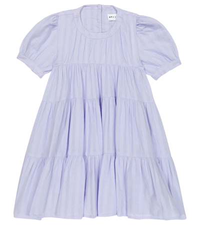 Shop Morley Peggy Paneled Cotton Dress In Catmint