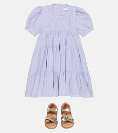 Morley Peggy Paneled Cotton Dress In Catmint