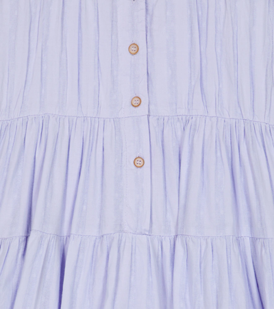 Shop Morley Peggy Paneled Cotton Dress In Catmint