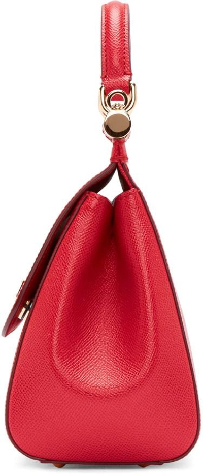 Shop Dolce & Gabbana Red Medium Miss Sicily Bag