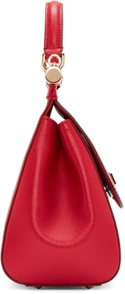 Shop Dolce & Gabbana Red Medium Miss Sicily Bag
