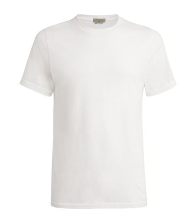 Shop Corneliani Cotton T-shirt In White