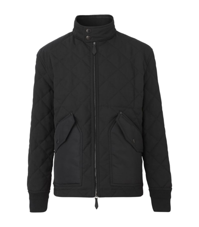 Shop Burberry Thermoregulated Quilted Jacket In Black