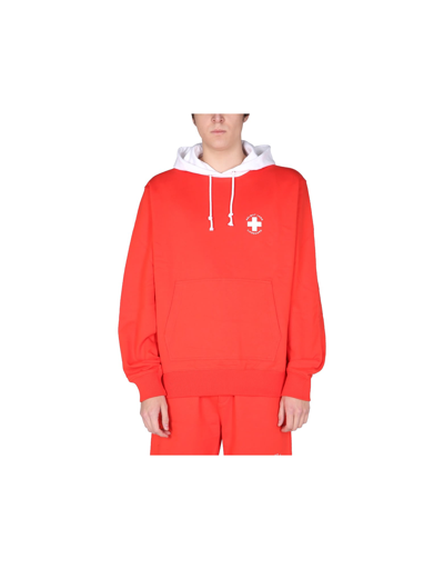 Shop Helmut Lang Lifeguard Sweatshirt In Red