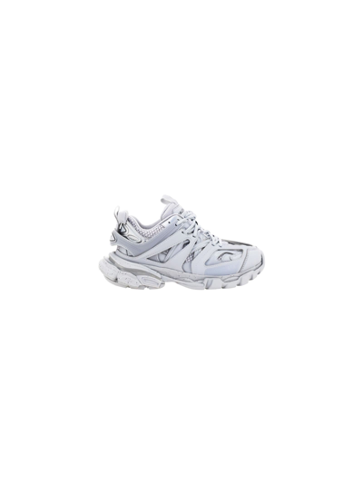 Shop Balenciaga Track Sneakers In Recycled Light Grey