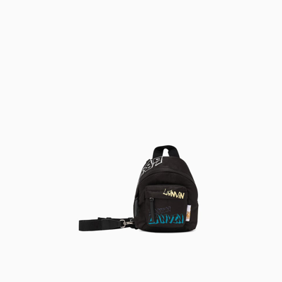 Shop Lanvin Mini Bumpr Backpack Lm-bgxa04-nypu-p22 In Black