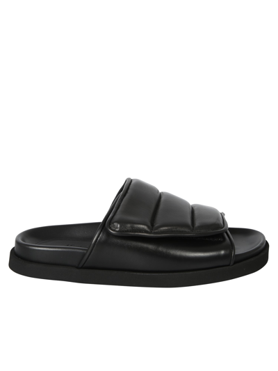 Shop Gia Borghini Slippers In Black