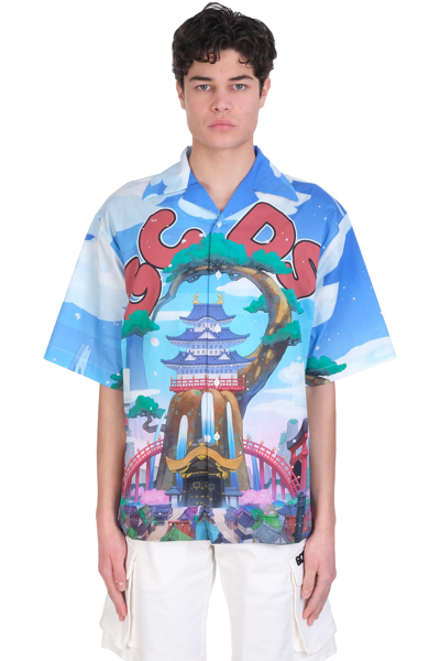 Shop Gcds Shirt In Multicolor Cotton