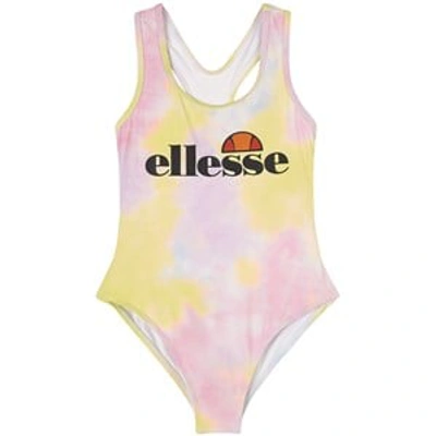 Ellesse Kids' El Wilima Tie Dye Swimsuit Pink | ModeSens