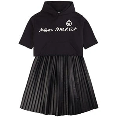 Shop Mm6 Maison Margiela Kids In Black