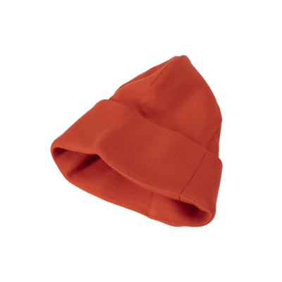 Shop Oamc Wool Beanie With Patch In Orange