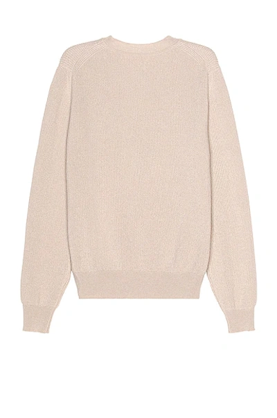 The Row Benji Crew Neck In Limestone