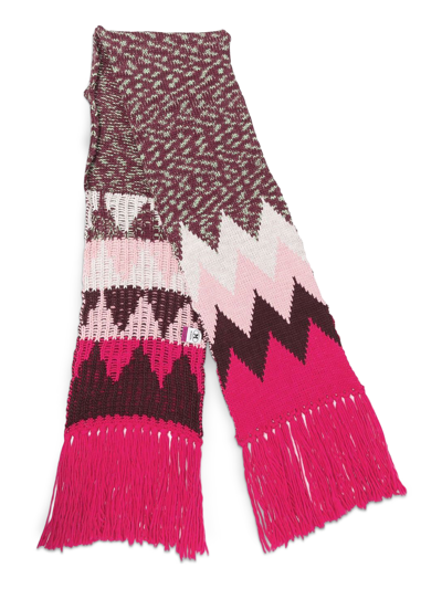 Shop M Missoni Scarves And Shawls In Red