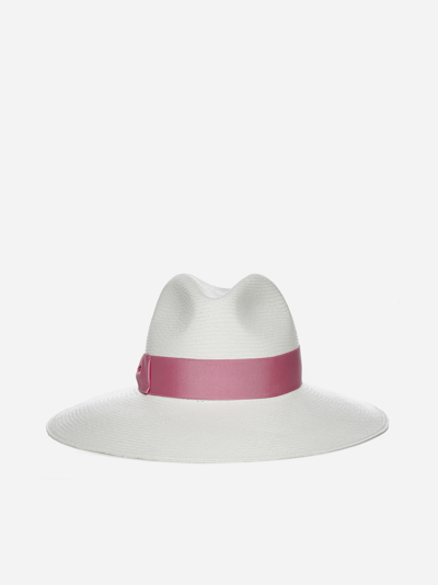 Shop Borsalino Sophie Panama Straw Hat