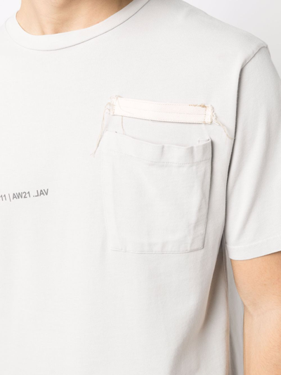 Shop Val Kristopher Logo-print Short-sleeved T-shirt In Grey