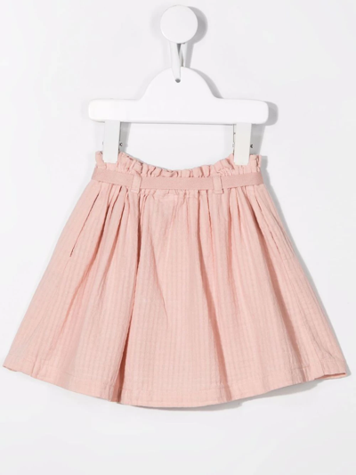 Shop Knot Sarah Elasticated-waist Skirt In Pink