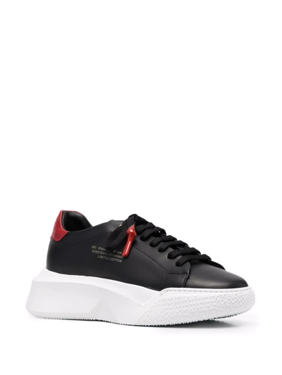 Giuliano Galiano Nemesis Chunky-sole Sneakers In Black