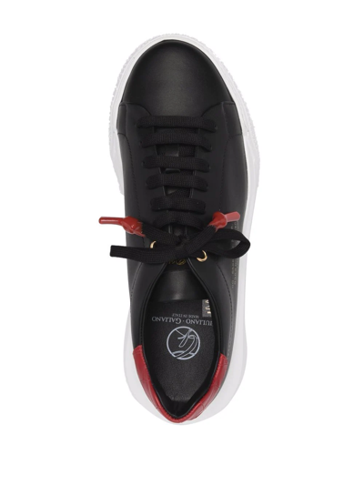 Shop Giuliano Galiano Nemesis Chunky-sole Sneakers In Black